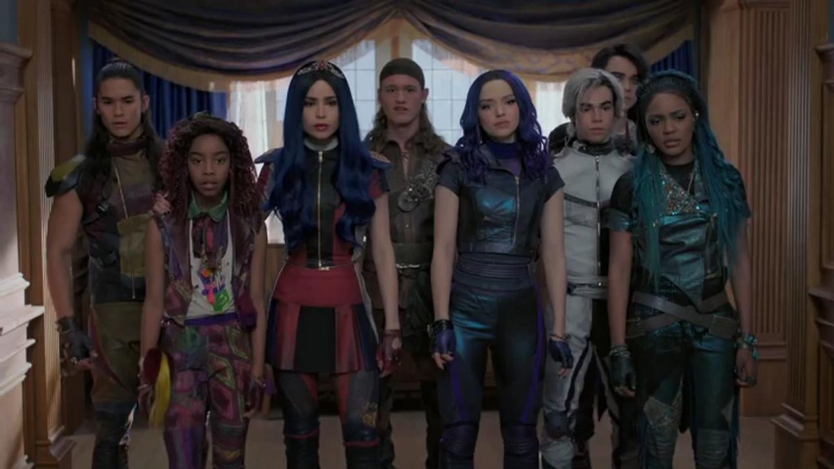 dofiacarson's tweet photo. V effin K's everyone 💀 #descendants3 https://t.co/b6tB1xrg39