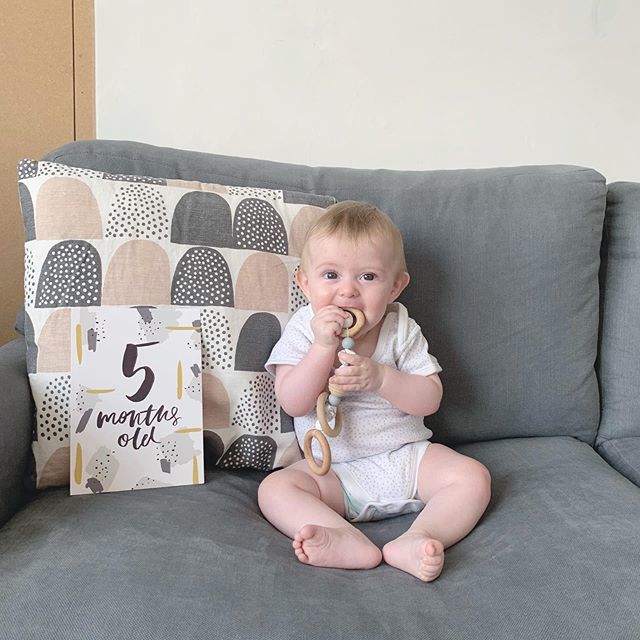 Features gifted items | It’s such a joy to record these mini milestones but, as per usual, this little one is closer to six months than five 🤣(See also, mdf cupboard in the background which was built before Christmas and still hasn’t been painted) Pl… ift.tt/2KrIDFs