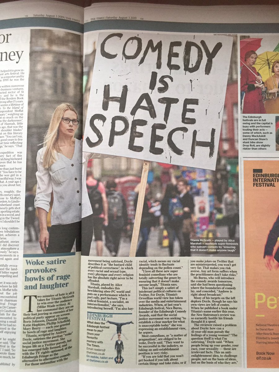 Alice Marshall (@alicemarshall) on Twitter photo SATURDAY TIMES BABY! thetimes.co.uk/article/edinbu⦠<a href="/TitaniaMcGrath/">Titania McGrath</a> <a href="/edfringe/">Edinburgh Festival Fringe</a> #Mxnifesto <a href="/thetimes/">The Times and The Sunday Times</a> SATURDAY TIMES BABY! thetimes.co.uk/article/edinbu⦠<a href="/TitaniaMcGrath/">Titania McGrath</a> <a href="/edfringe/">Edinburgh Festival Fringe</a> #Mxnifesto <a href="/thetimes/">The Times and The Sunday Times</a>