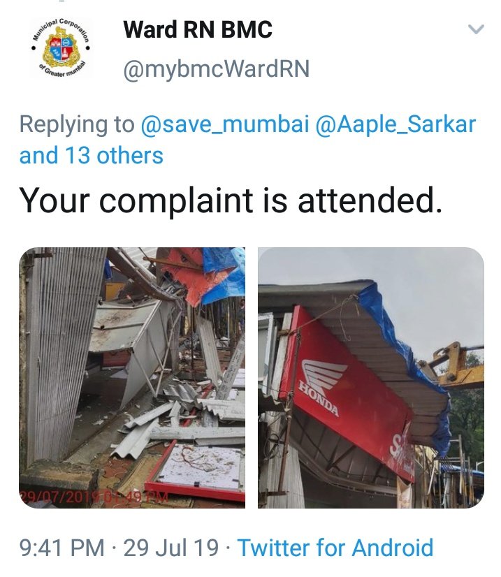 save_mumbai's tweet photo. Entire #Structure is #Unauthorized #illegal then why @mybmcWardRN officer's are jusz demolish hording and submit #false reports to  @mybmc #authority why helping Owner ? @CMOMaharashtra need  @ACB_Maharashtra #Inquiry of all the reports submitted by @mybmcWardRN officer's https://t.co/RxkMaGxCkF