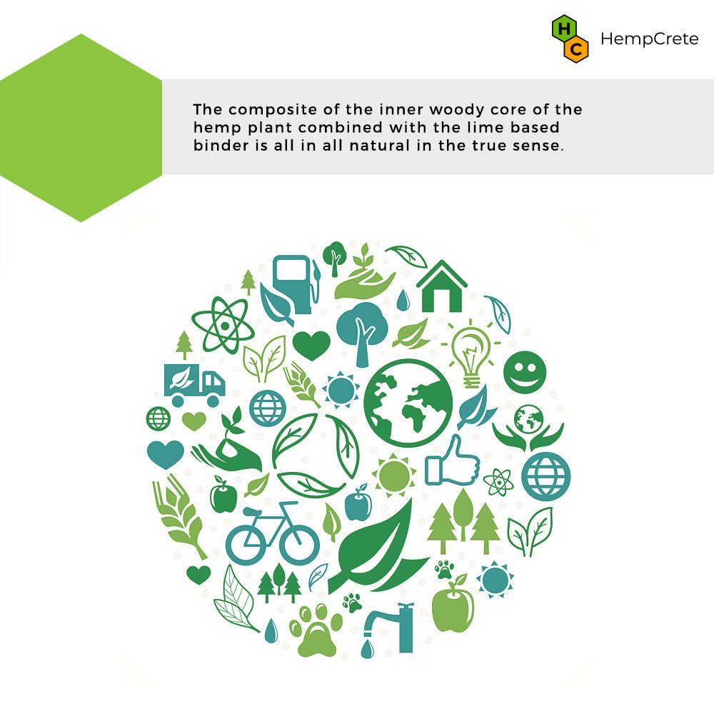 CreteHemp's tweet photo. Hempcrete is the future of green building that contributes to reduced carbon emissions, is non toxic and lightweight.
Visit - https://t.co/xNklqPSasl for more 
.
.
#hempleaves #environment #cannabis #usa #hempcretebuildings
#hempcrete #hemp #hemphelps #hempproducts https://t.co/VCEFJC7ryX