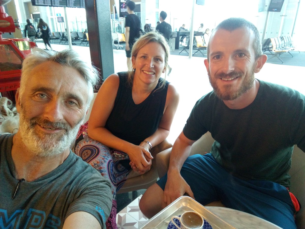 2019Uganda's tweet photo. Day 28 - Turkish coffee before our last flight back to Heathrow. Spirits high but hearts still in Uganda. See you soon parents! https://t.co/z9D0LDvqGD