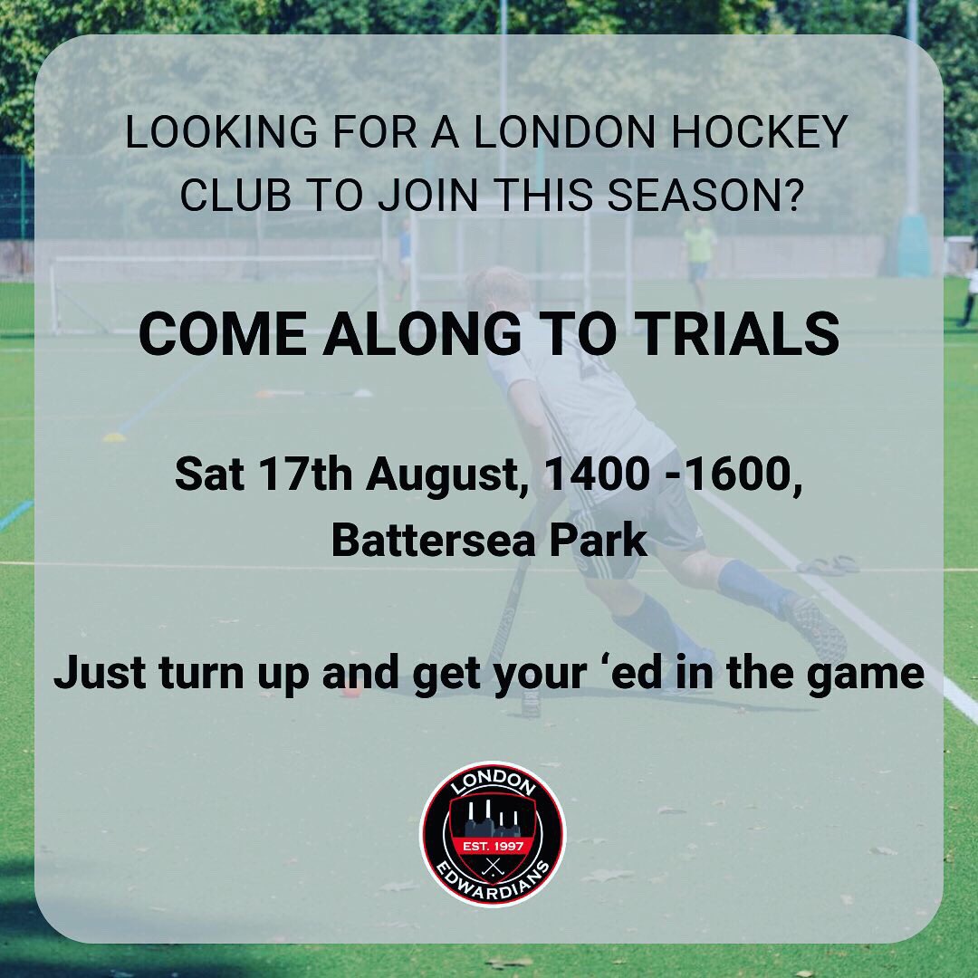 LondonEdsHC's tweet image. Looking for a friendly London Hockey club?  #hockey #londonedwardians #londonedshc #LEHC  #southlondon  #LondonEds #y1hockey #youngones #battersea #sport #clapham