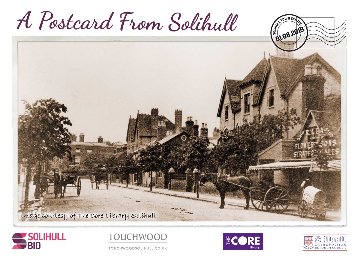 SolihullBIDHost's tweet photo. Over the month of August we celebrate #ThrowbackThursday In Solihull . We will be sharing snapshots of nostalgia around the Town centre allowing us to step back in time to celebrate  the history of Solihull !... Check these out https://t.co/oFK9moUT6D