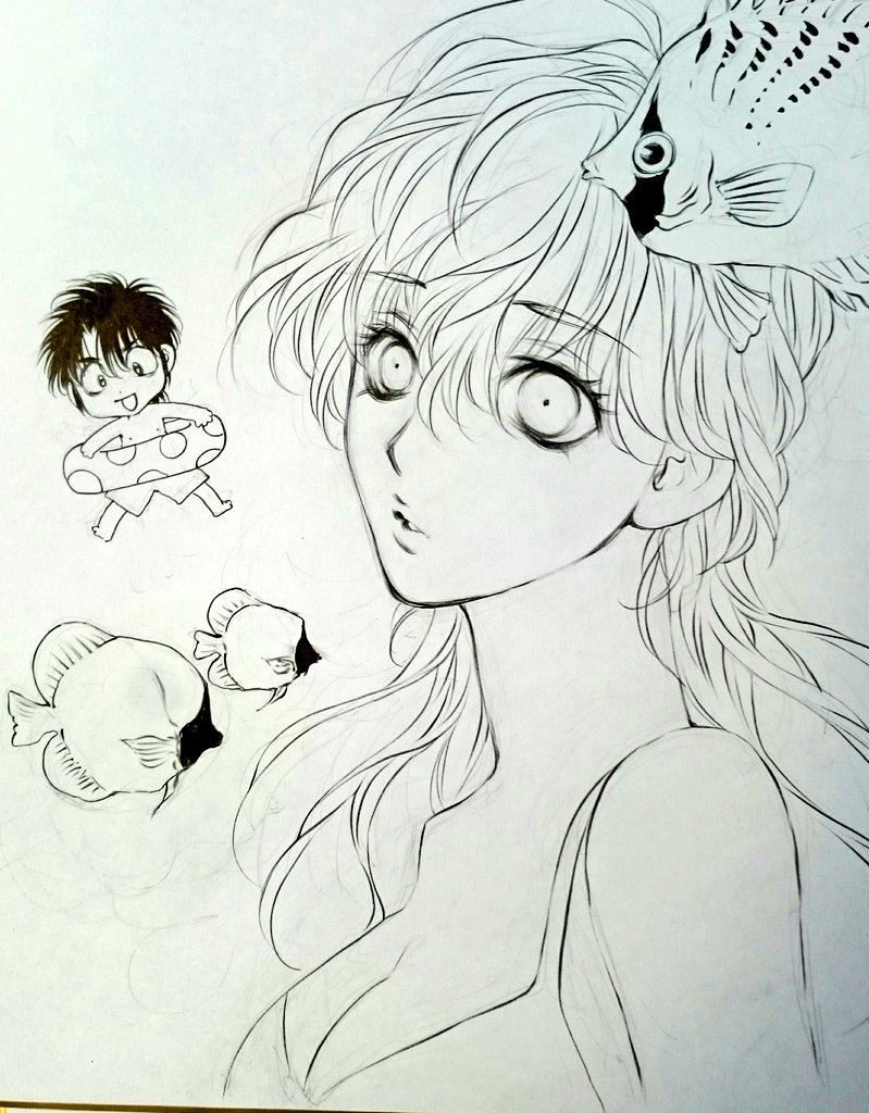 夏コミ限定色紙描いてます❗
夏っぽく海がテーマ!お風呂の色紙は買いそびれた方からのリクエストです!どうしても色紙ほしい方ご相談ください❗ 