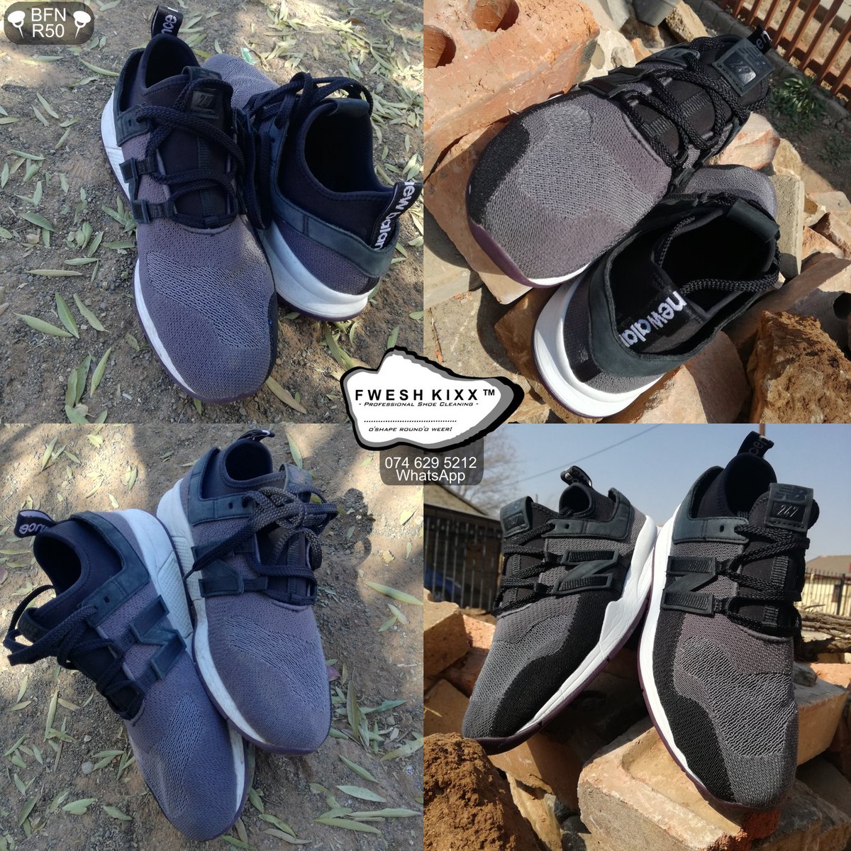 FweshKixx's tweet photo. #FweshKixx
Your only Bloem based professional shoe👟 cleaning company. Bring all your dirty shoes& we'll deliver⌚
Call 061 405 2818 for Booking📞
Whatsapp 074 629 5212📲
~ O'Shape Round'O Weer! ~
#DJSbu #TheQueenMzansi #BloemTwitter #Huawei #P9Lite #SkeemSaam #AbsaPrem https://t.co/zPYx1Z5W9r