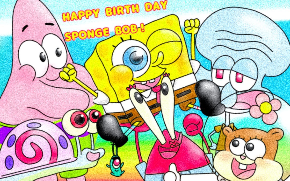 数十万個の投稿スタンプを掲載中 Spongebob Wallpaper Cute Disney