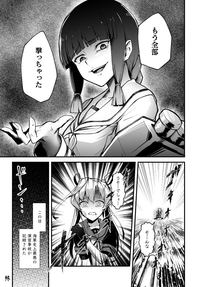 復讐心でタガが外れた北上。八百長演習は一変、大事故へ

#艦娘失格シリーズ (前回の朝潮とつながっています) 