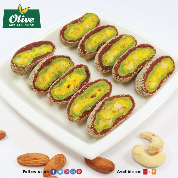 OliveMithai's tweet photo. The Hidden Dry Fruits Will Tickle Your Taste Buds...
#OliveMithaiShop #OliveMithai #OliveSweets #AnjeeraSweets #HealthySweets #OrderSweetsOnline #Delicious #Zomato #Swiggy #FoodPanda #Ubereats #OrderNow https://t.co/JkgUsBRwmy