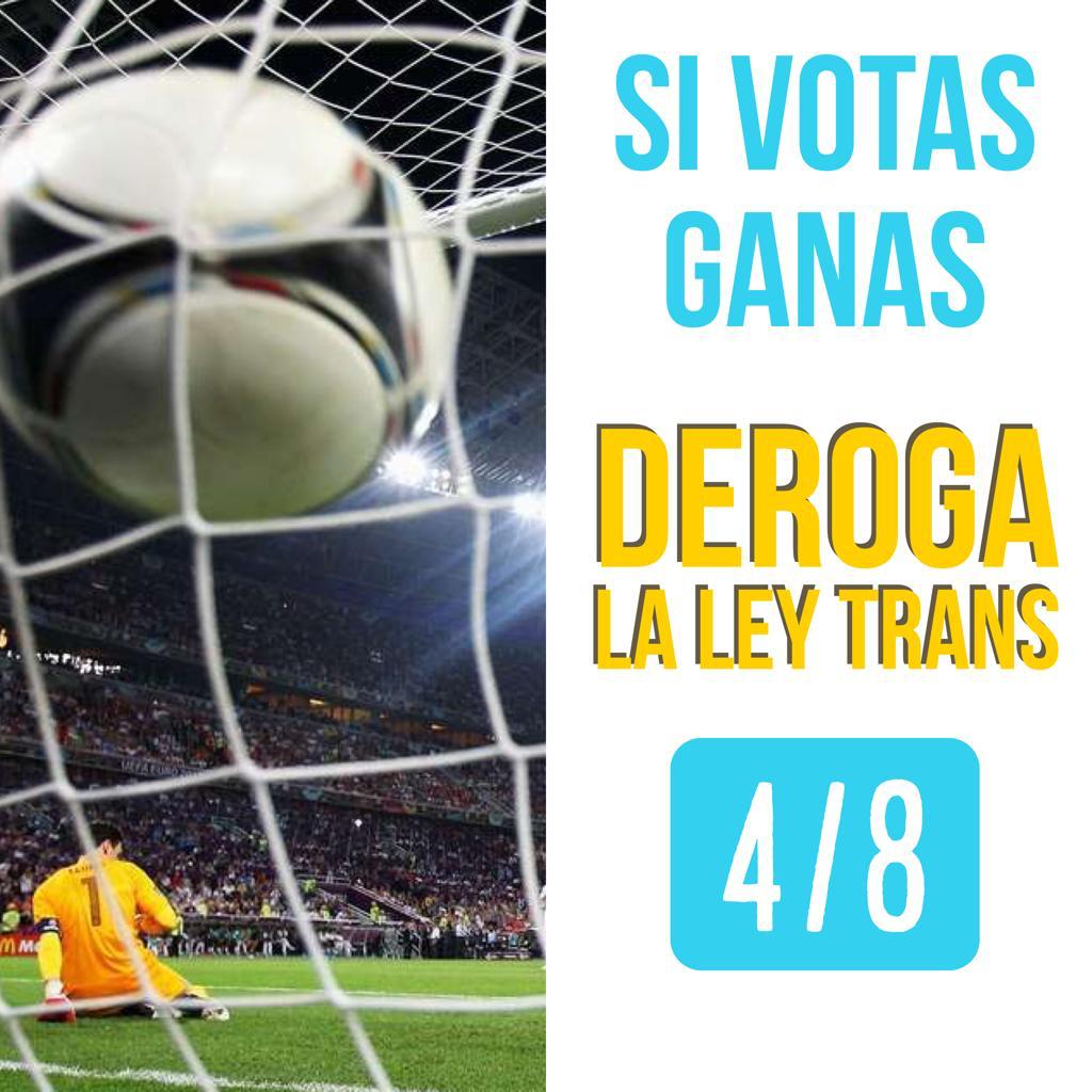 GabrielGarciauy's tweet photo. Si votas... ganas!!! #DerogaLaLeyTrans https://t.co/GB4xcE2pAR