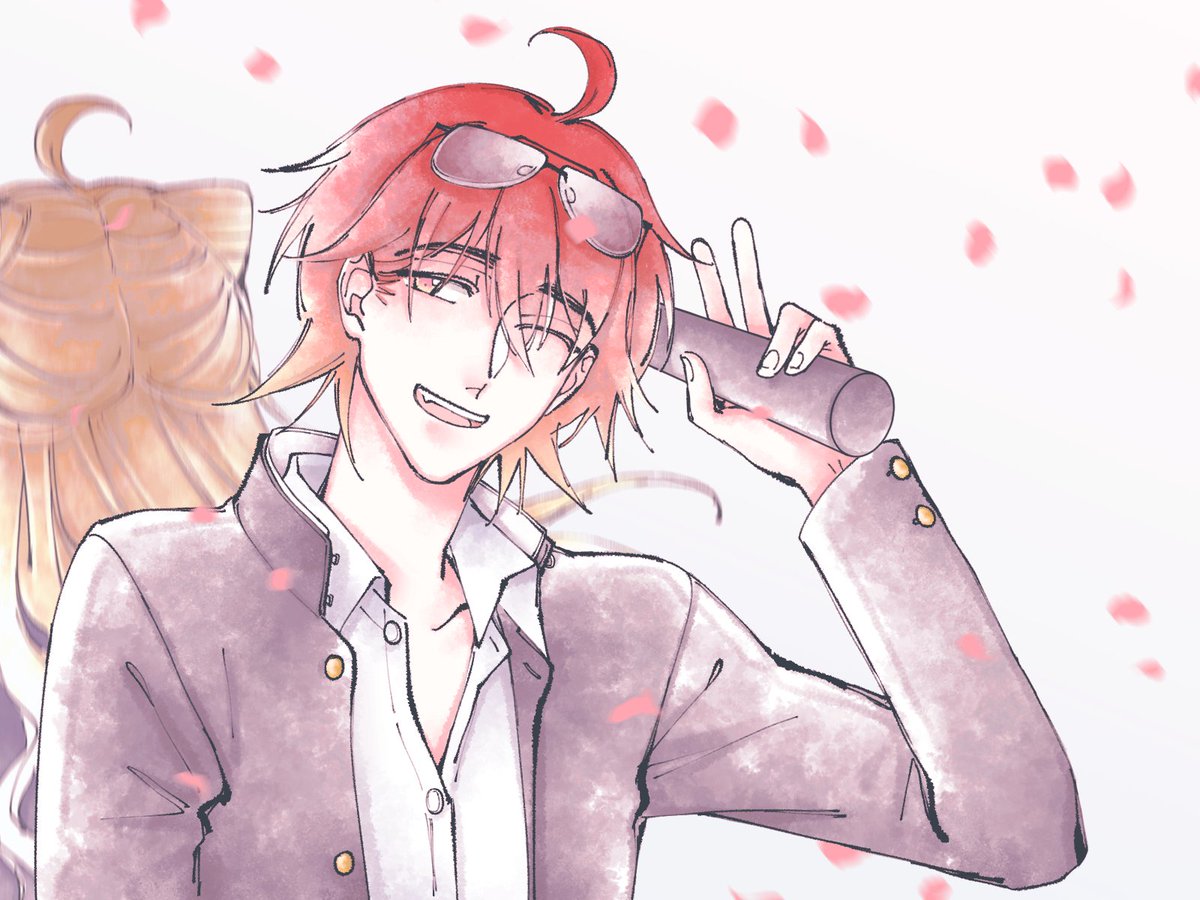 TE_Kitsu's tweet photo. [เจ้าหมาตัวนั้นในวันที่ซากุระร่วงโรย 🐶🌸] #TEgraduated https://t.co/DW8zgEu1zy