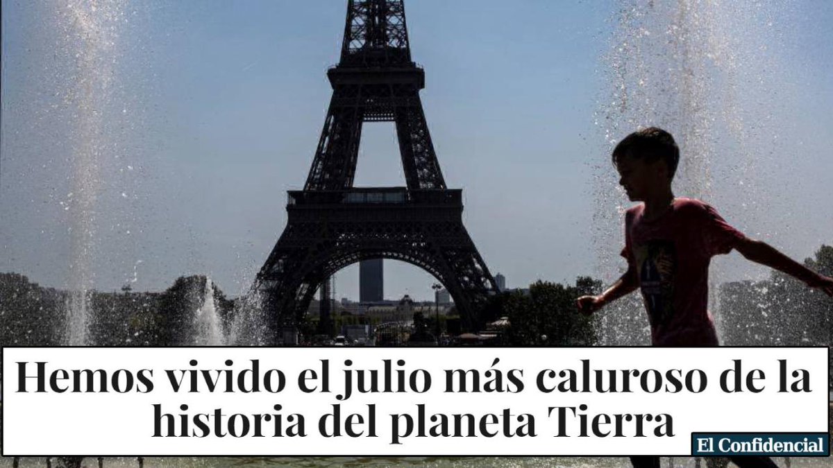 🌡️ Tenemos que tomar medidas urgentes contra el calentamiento global.

No se puede seguir negando el cambio climático. Frenarlo debe ser una prioridad a nivel mundial. 

¡No tenemos otro planeta de repuesto!