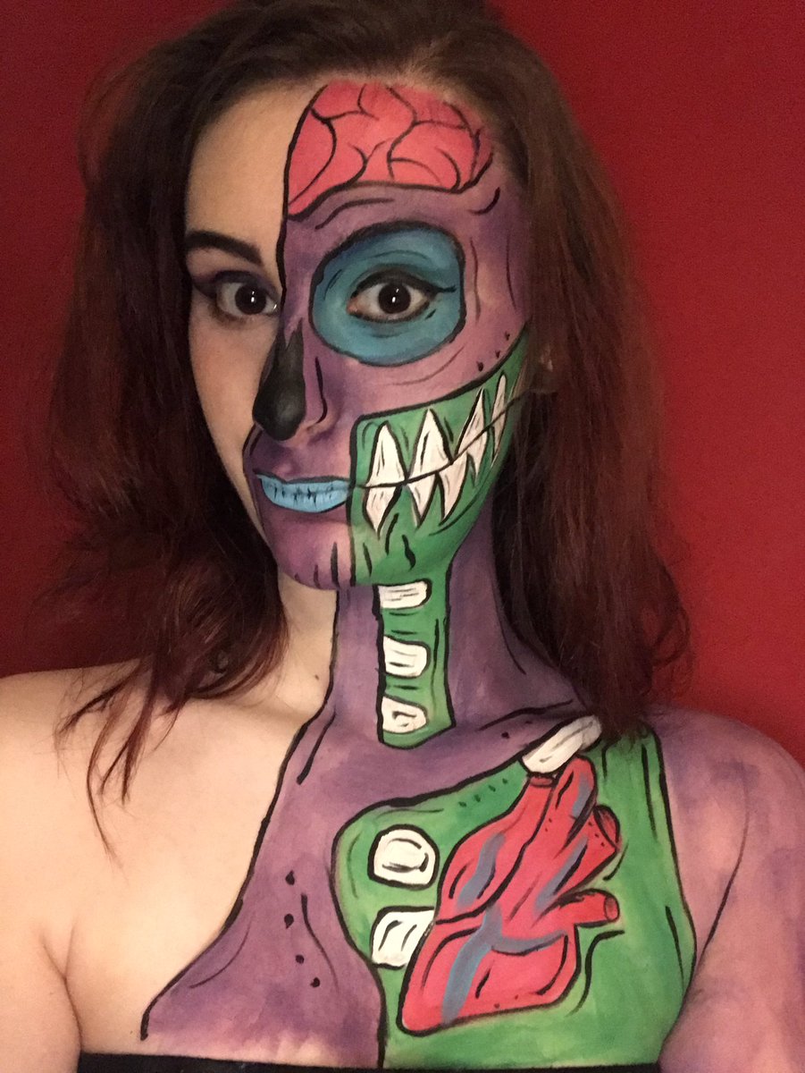 Pippa_J_'s tweet photo. One of my favourites, love some pop art 
#bodypaint #facepaint #art #sfx #popart #popartist #sfxartist @Snazaroo #snazaroo #artist #artistsoninstagram #makeup #makeupartist #makeupaddict #makeuplover #bodypainting #bodypainted #bodypainter https://t.co/WNVosBrCTL
