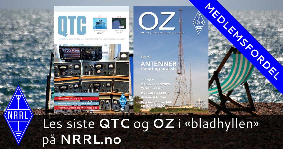 NRRL's tweet photo. Les siste QTC og OZ i «bladhyllen» på https://t.co/7y5xO3hy2q

https://t.co/TItL75u6fW

#NRRL #Amatørradio https://t.co/s4aGpPkKIM
