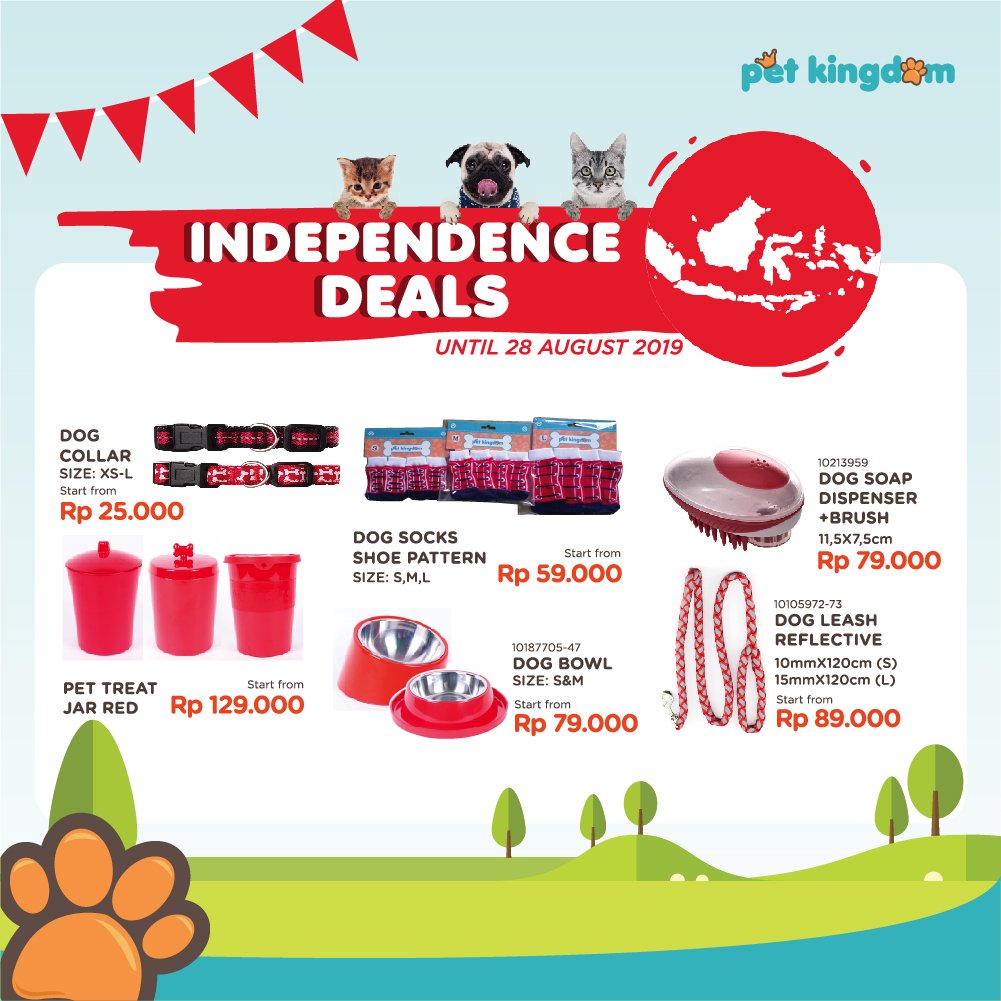 Mana di antara 6 produk ini yang ingin kamu beli, Pawfriends? Selain bisa kamu dapatkan di toko-toko Pet Kingdom kami, kamu juga bisa dapatkan secara online di Official Store Pet Kingdom di Tokopedia maupun di IIPE di ICE BSD Hall 6 Booth no. G11-12. 

OS: tokopedia.com/pet-kingdom