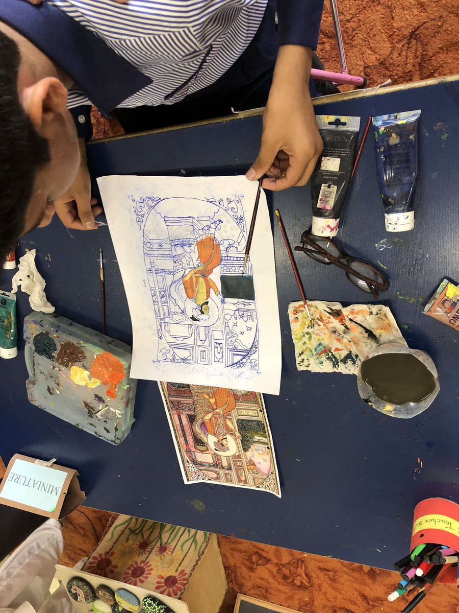 nighatdad's tweet image. And Arts club 🎭 #EducationForAll #TeachAChild