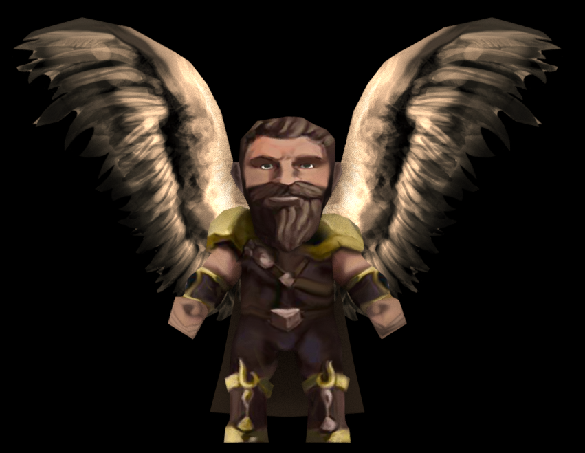 FastSkillTeam's tweet photo. The angel wings accessory item for the warriors in Holy Gladiators came out looking really nice!

#ScreenshotSaturday #HolyGladiators #HG #Accessory #AngelWings #PowerUp #Modeling #3DModeling #FST #FastSkillTeam https://t.co/mYYWlt79ys