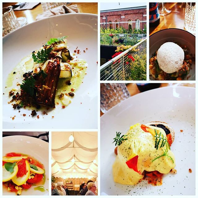 Met volle teugen genoten van het dakdiner @rooffoodgent ⭐⭐⭐⭐⭐ #heerlijk. #stadsboer #Gent #daktuinieren #instarchief