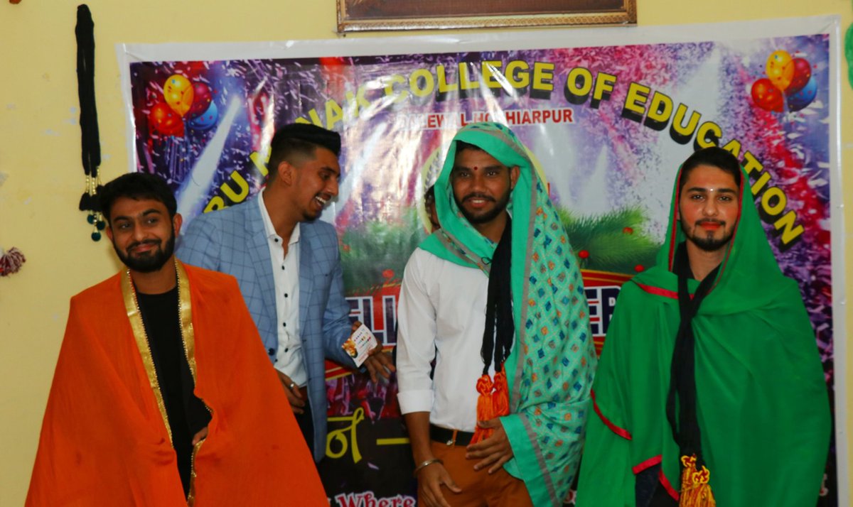 sri_nanak's tweet photo. `Teej’ festival, depicting womens’ power celebrated @ #GNCE

The festival of Teej celebrated with pomp and grandeur by the students of Guru Nanak College of Education (#GNCE), Dalewal. https://t.co/I1wDWjMz16