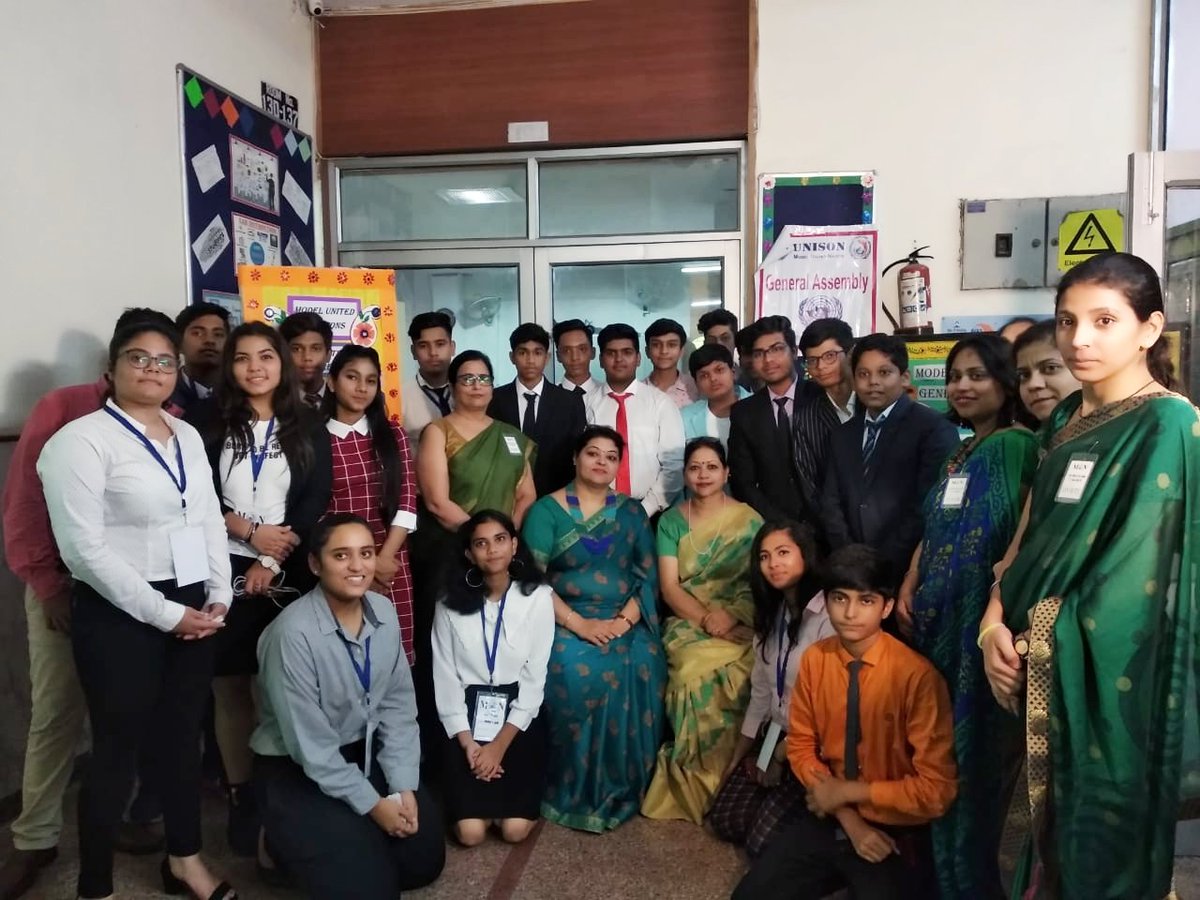 Fairgaze's tweet photo. 'International Press Committee' of the annual Model United Nations conference, "UNISON MUN 2019" at Lovely Public Sr. Sec. School. 
#FairGaze #MUN #UNISON2019 #conference #debate #education #presscommittee https://t.co/jxhUlG5YIg