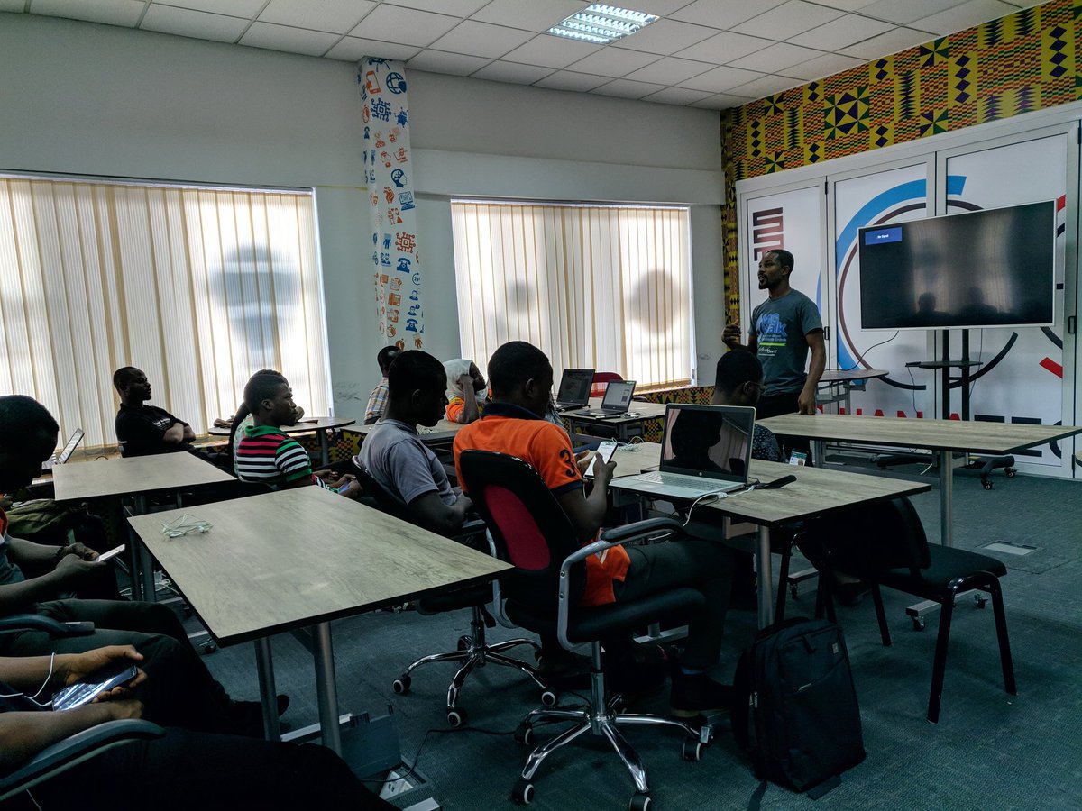 samueletsiakoh's tweet photo. Ongoing: The need to be active in the slack community and give context when asking questions by @mikeattara

#ALC4AccraMeetup #150DaysOfALC4 #gtlevents #ALCWithGoogle  #GrowWithGoogle
@auwalms @Andela_Ghana https://t.co/if4S9qXiYE