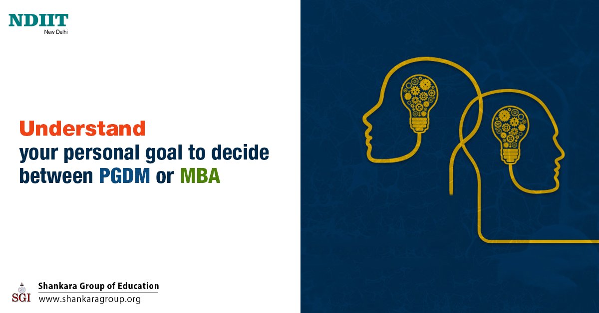 ShankaraGroup's tweet photo. Confused whether to pursue PGDM or MBA?
Visit https://t.co/i38tZVX1Ap to know about about PGDM and MBA program, choose based on your set goals. https://t.co/Pv8ZLL6FMm