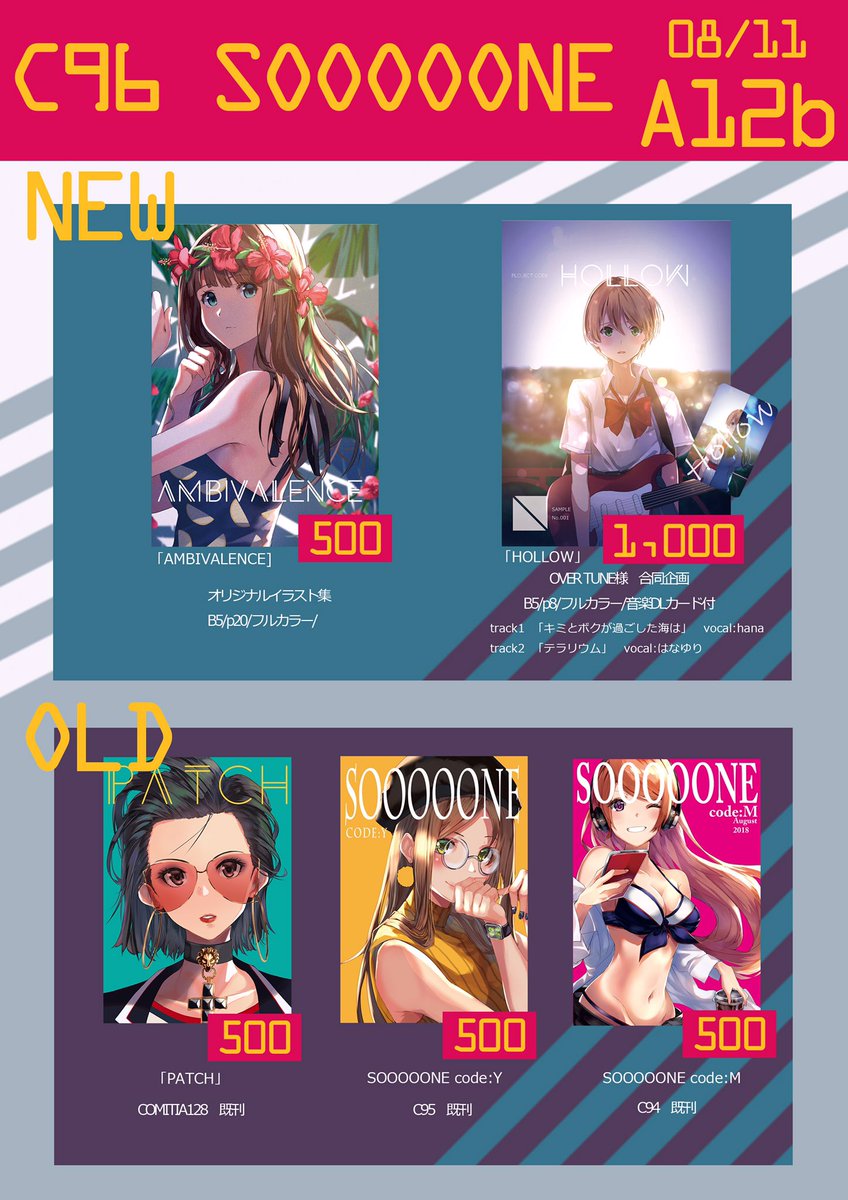 「【#C96  お品書き】

2019/08/11 日曜日西ホールA12bにてオリ」|soneのイラスト