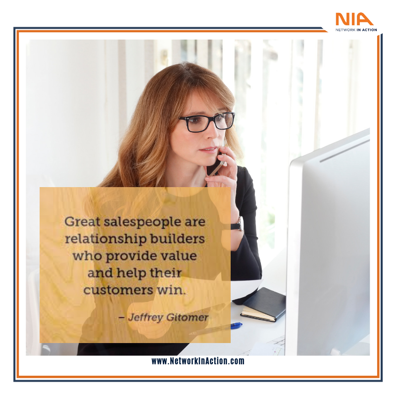 mooser09's tweet photo. "Great salespeople are relationship builders who provide value and help their customers win."-- Jeffrey Gitomer
#NetworkInAction #NIA #NIAHouston #HoustonBusinessProfessionals #HoustonBusinessOwners #Networking https://t.co/UAiLOjniF9