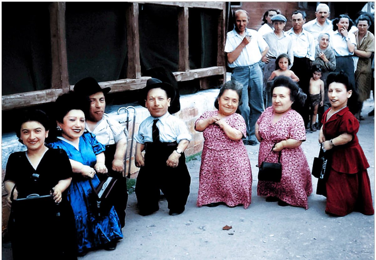 cannibaliere's tweet photo. I fratelli Ovitz, internati e torturati ad Auschwitz dal dr. Mengele, interessato a scoprire le origini del loro nanismo da contrapporre alla purezza della razza ariana.
#FratelliOvitz #Auschwitz #pseudoacondroplasia #3agosto
#cannibaliere #cronacheribelli https://t.co/tcECcsCJBt