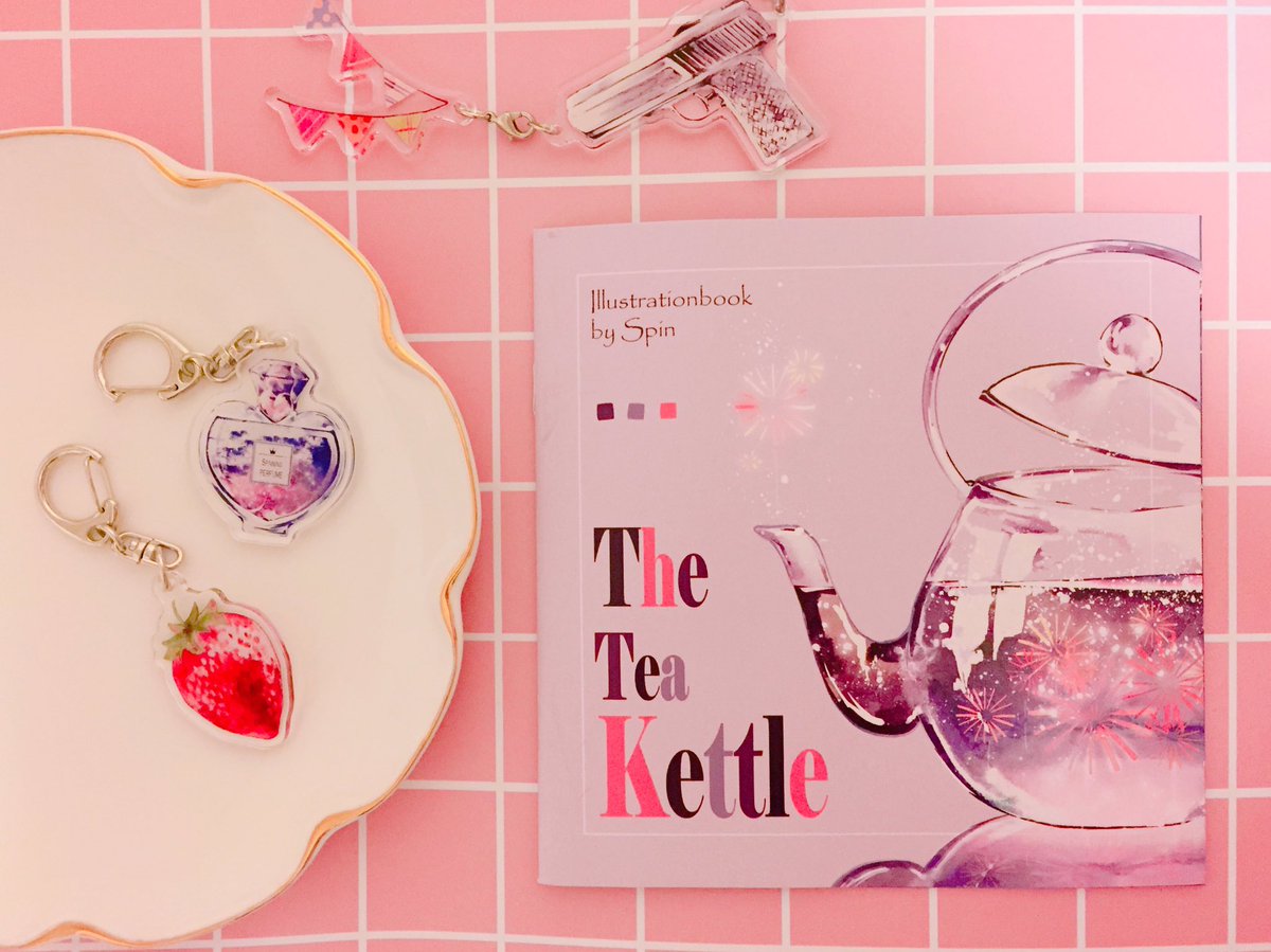 「8 イラスト集『The Tea Kettle』
¥600/16p/フルカラー

」|Spin@3.25~26出版記念展/作品集2巻発売中のイラスト