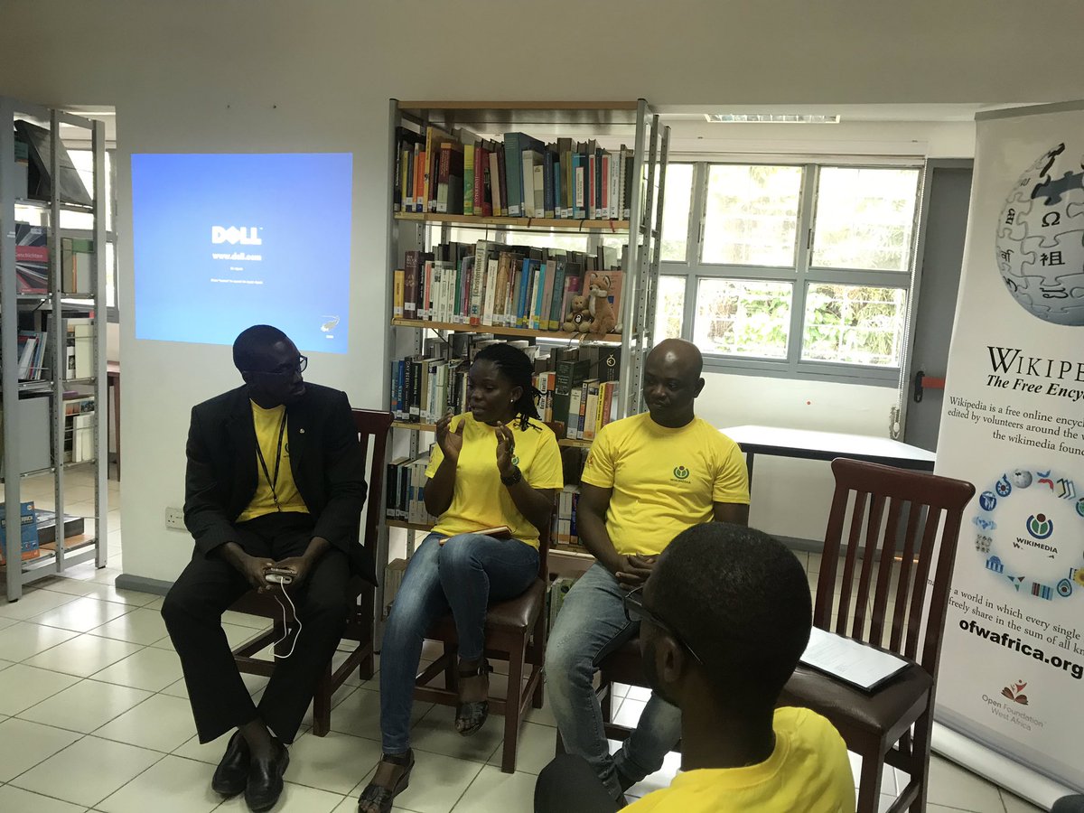 KumasiWikiHub's tweet photo. .@OFWAFRICA Wiki Strategy Salon 2019 ongoing at the Goethe Institut

Cc @KumasiWikiHub @kwaolezzes @AgyepongJoy @SAgbley @maxbeg2003 

#Wikimedia2030 https://t.co/W0pQkKXTmu