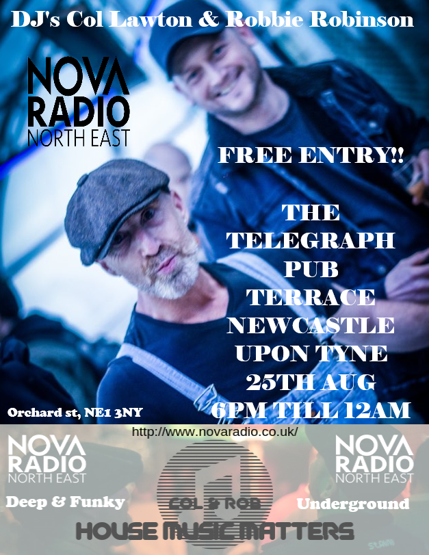 Fancy a FREE DEEP/FUNKY HOUSE PARTY...Newcastle Upon Tyne 25th August on The Telegraph Terrace....
facebook.com/events/3016958…