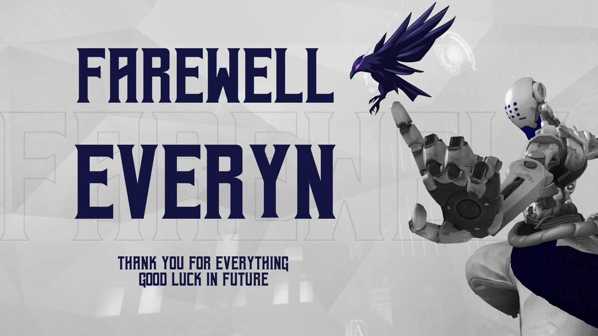 IndigoMidnight_'s tweet photo. It's a big loss for us and we will always remember what he did for our team. Thank you @EveryN_OW for your time, engagement and passion. Whole crew wishes you all the best! Big PogU for our captain! https://t.co/loDVTrldQ2