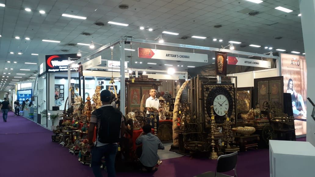 indexplusfairs's tweet photo. Check out the unique art collections by Artisan's Chennai at #IndexTradefairs, Delhi.
#Architect #InteriorDesigner #Furniture #DelhiWelcomesIndex #IndexInDelhi #Index2019 https://t.co/saW7jTp5TK