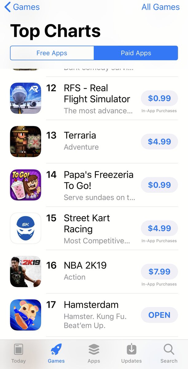 App Store Top Charts