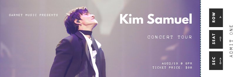 samuelicious_'s tweet photo. belated happy 2nd anniv, @ksamuelofficial! i love u 💞
i hope u are doing well. thank you for being strong. i admire u so much ❤

here's a concert ticket for u, guys &amp; when the time comes samuel has his solo con, i hope we can all see him 😊

#samuel #kimsamuel #사무엘 #김사무엘 https://t.co/JD920UOE1K