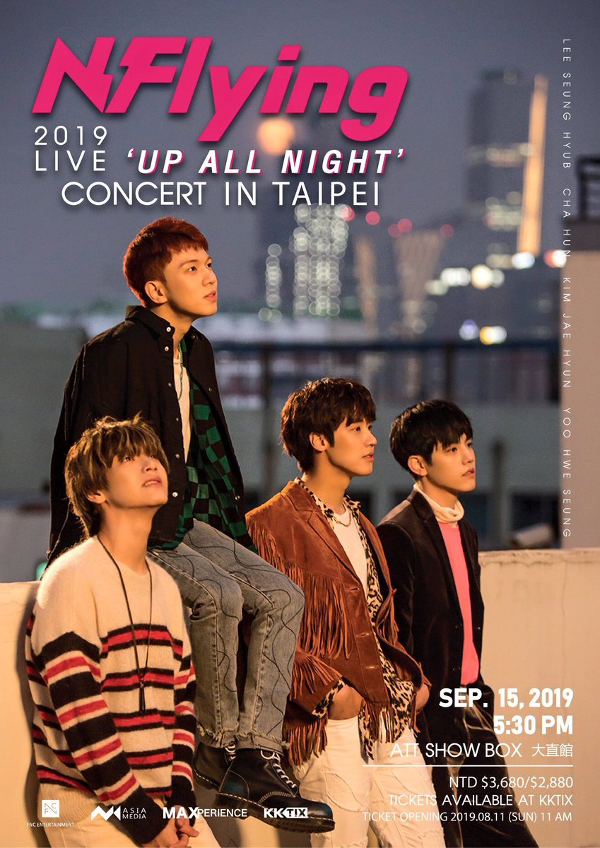 Many_ticket's tweet photo. 2019.9.15 N.Flying LIVE ‘UP ALL NIGHT’ IN TAIPEI
standing area block NO 1~50,
If anyone else need it just text me have many tickets
#NFlying
#NFlyingTAIPEI
#NFlyingTICKET https://t.co/QRsILvC7Vl
