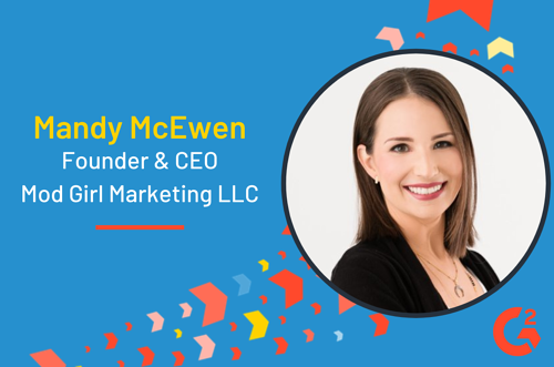 I was featured as a top #femalemarketer to follow in 2019 by @G2dotcom. Check out the full list of women who are at the top of their game in the #marketing industry here: learn.g2.com/women-in-marke…