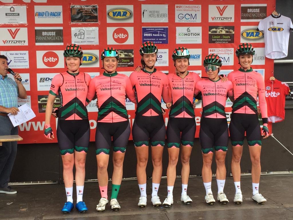 Third place for <a href="/SofieDeVuyst/">Sofie De Vuyst</a> in Belgium today! @ Erondegemse Pijl 🚀🌟 #pushingdreams #team #dream #onedirection
