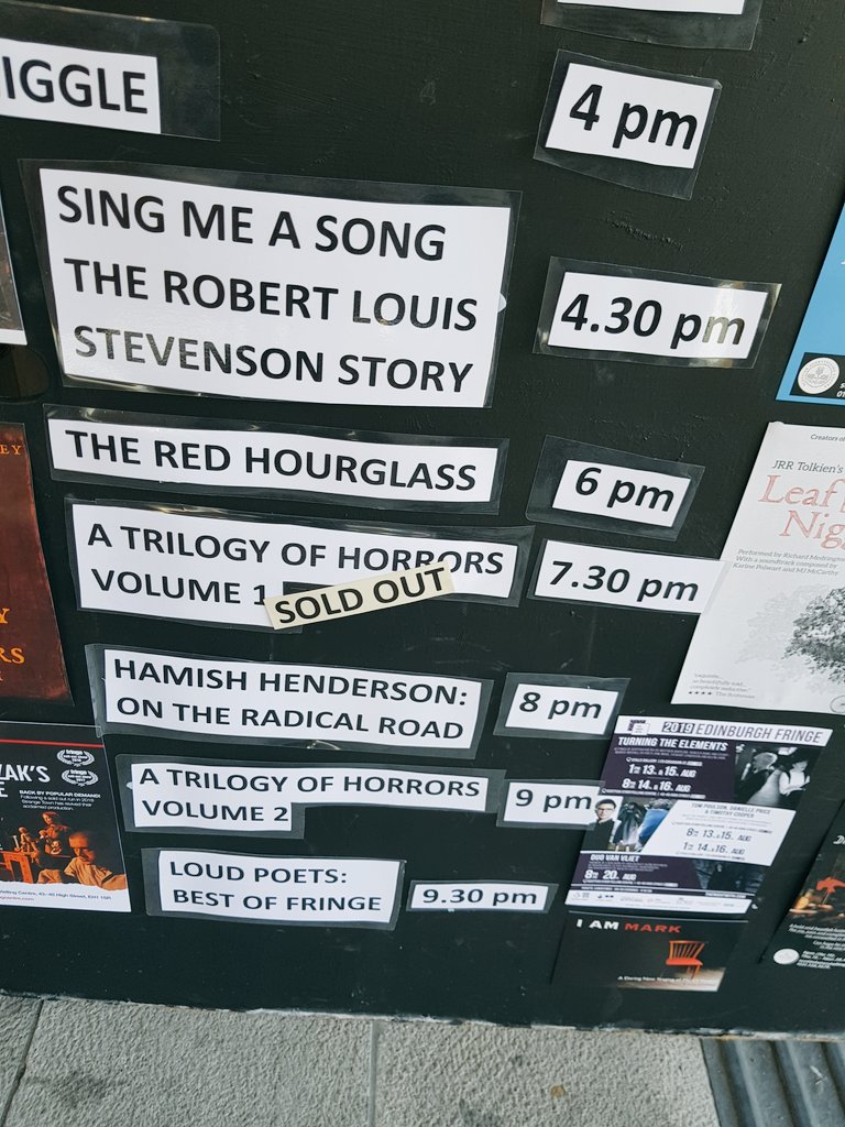 JRushtown's tweet photo. Volume 1 of Trilogy of Horrors by @tumbledrythtr is sold out tonight, but there's still tickets for volume 2! https://t.co/8RUIDBH5NB