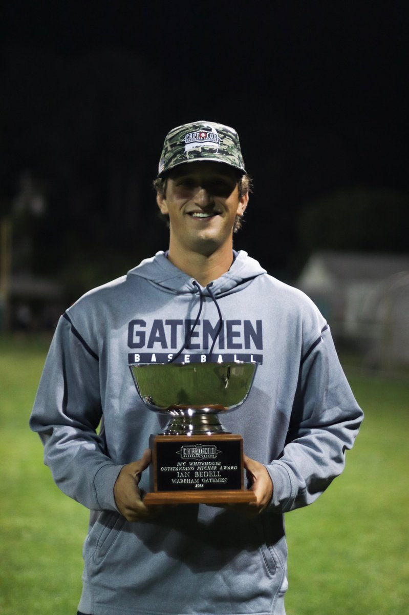 Congrats are in order for <a href="/BedellIan/">Ian Bedell</a> (<a href="/MizzouBaseball/">Mizzou Baseball</a>)!! Ian was named Pitcher of the Year in the @Official_CCBL last night. He posted a 0.59 ERA in 30.2 IP with 3 BB and 36 K. Congrats Ian! 

<a href="/codball/">CodBall</a> | #GoGatemen
(📸//@kristin__54)