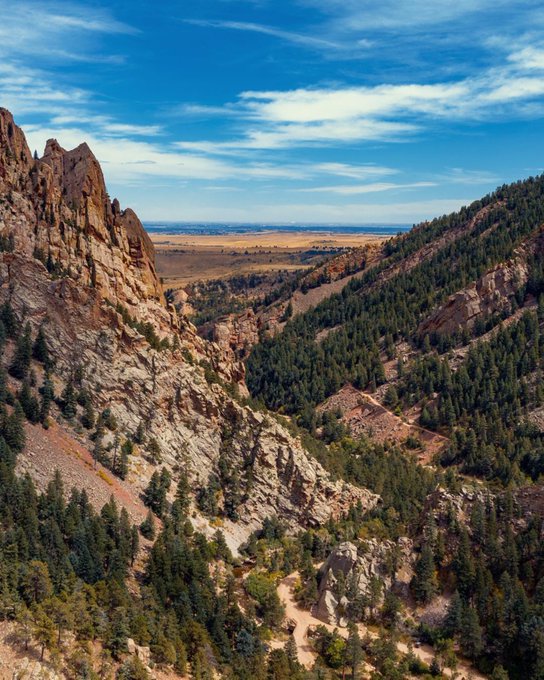 bouldercolorado's tweet photo. Looking good, Eldorado Canyon State Park! We love this hidden gem in #Boulder's backyard. 📷: alexthecinematographer via Instagram https://t.co/w1rCAITnQm