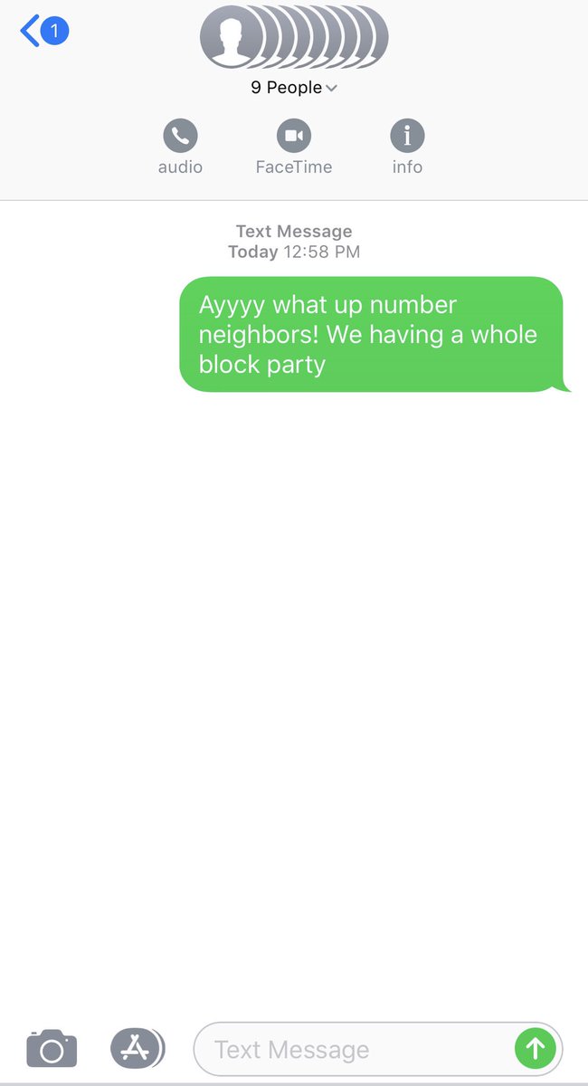 davebrancosucks's tweet photo. Everyone’s texting their neighbors meanwhile I’m trying to get it poppin’ off for the whole neighborhood https://t.co/HByAYGN53Q