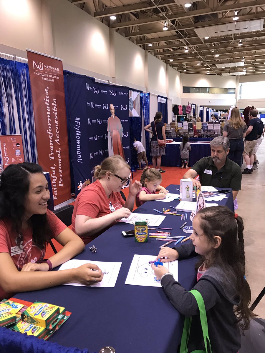 NU_Cammie's tweet image. Future Newman students discovering their majors through coloring. @FlyNewmanU #MCFC