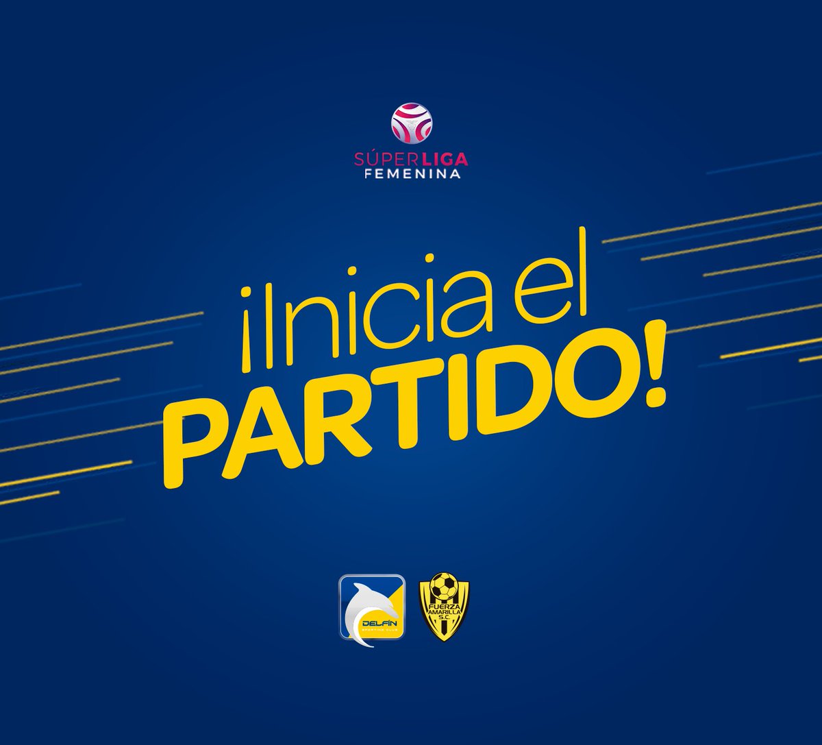 ⏰ 0' PT ¡VAAAAAMOS!
#DelfínSC 0 #FAmarilla 0
#SuperLigaEc