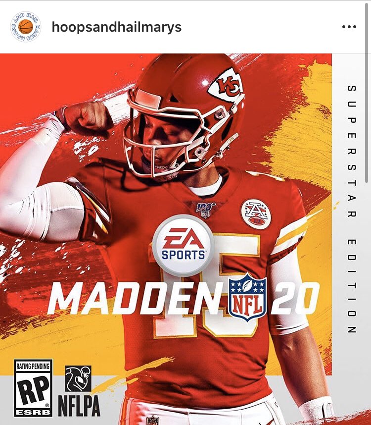 HoopsNHailMarys's tweet photo. Hey y’all!! #HoopsNHailMarys is doing a @EAMaddenNFL giveaway!! Go check it out on @instagram and be sure to enter to get yourself a free copy of the world’s biggest football game! #Madden20 #Madden20Giveaway https://t.co/qlDFxipx8x
