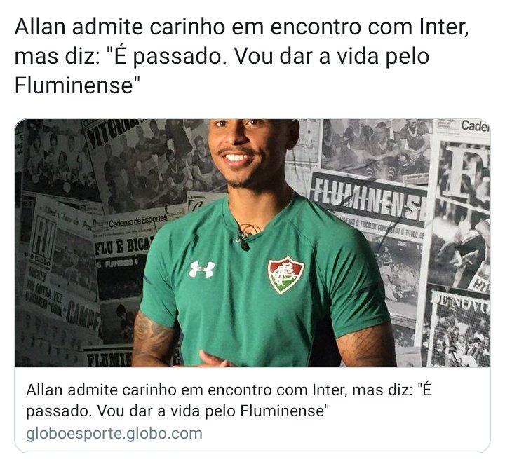 tuitafox's tweet image. quem não gosta do allan tem desvio de caráter além de jogar pra caralho tá muito feliz no fluminense e sempre demonstra isso