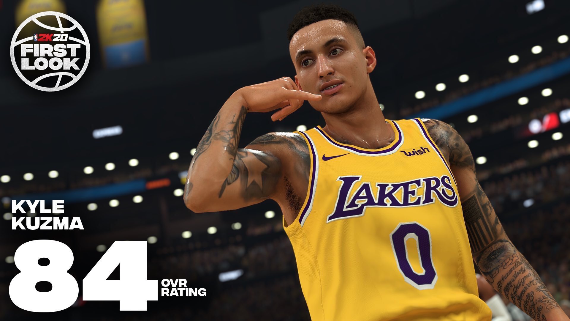 Kyle Kuzma takes his NBA 2K rating a little too seriously