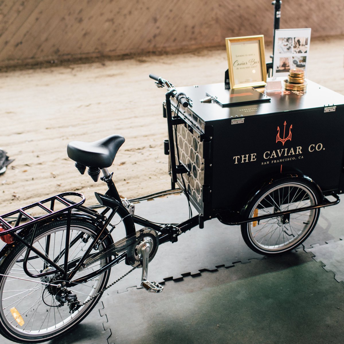 TheCaviarCo's tweet image. Happy Saturday! We hope everyone has a great weekend! Thinking about taking this guy out for a ride, but might get stuck going up a hill 😂 #SFproblems

#caviardreams #caviartrike #thecaviarco