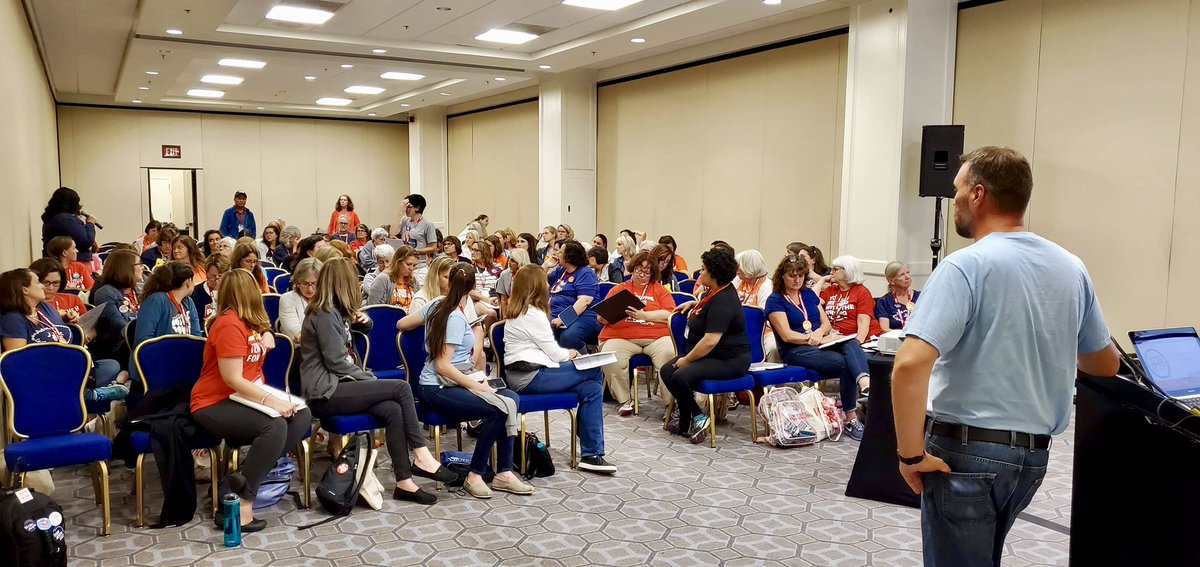 Full house at #GSU19 of @MomsDemand volunteers learning to Welcome Gun Owners Into Moms. This is why I’m here and where my passion is. #Necessary
